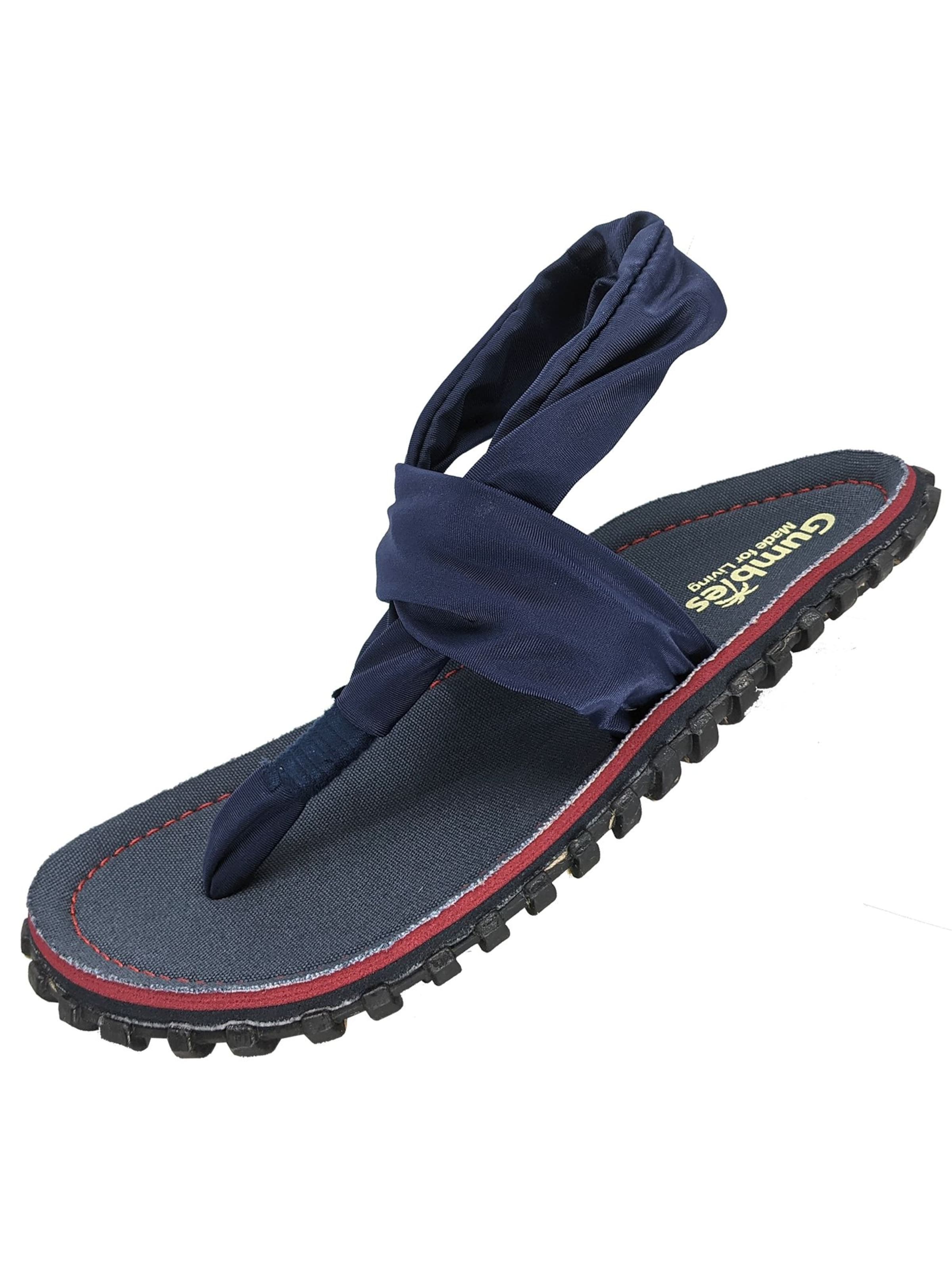 Gumbies T-Bar Sandals 'Gumbies Slingbacks' in Blue: front