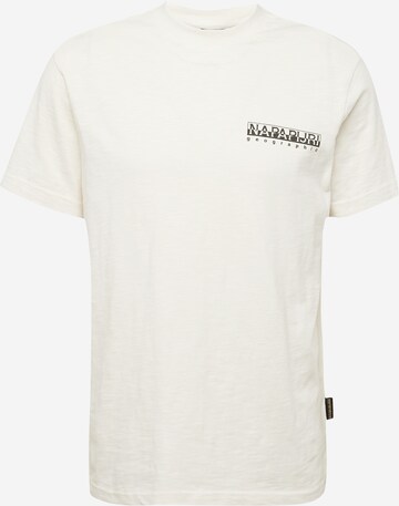 NAPAPIJRI T-shirt 'MARTRE' i vit: framsida