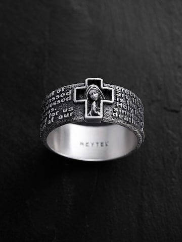 REYTEL Ring 'PRAYER TO HAIL M'‌‌ in Silber