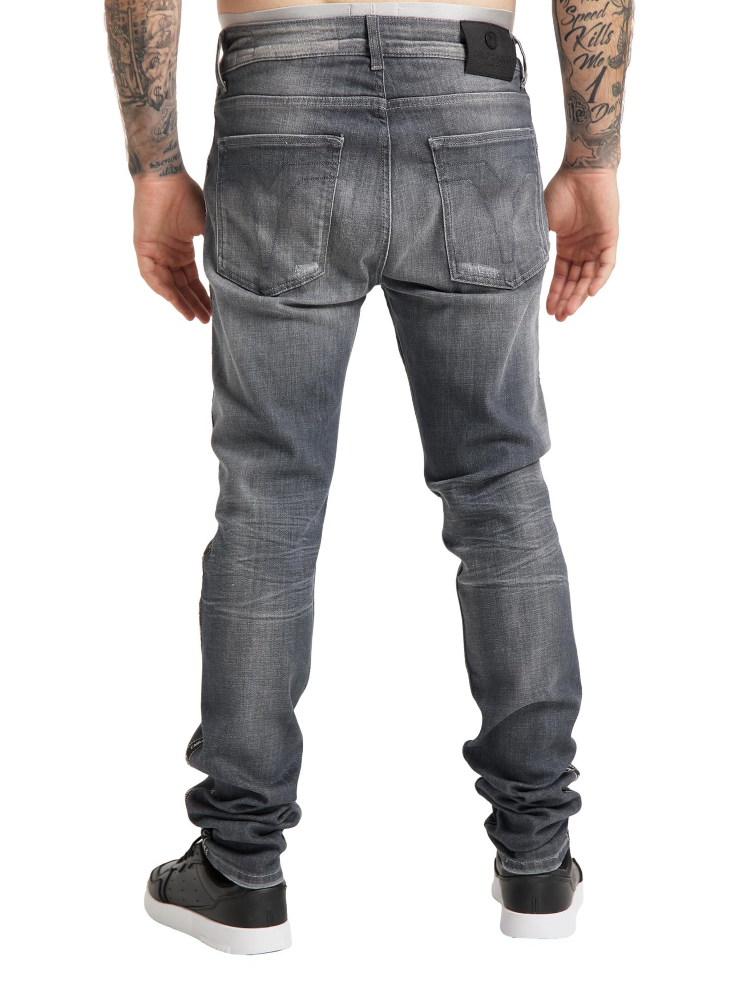 Carlo Colucci Regular Jeans 'Cecchetto' in Grijs