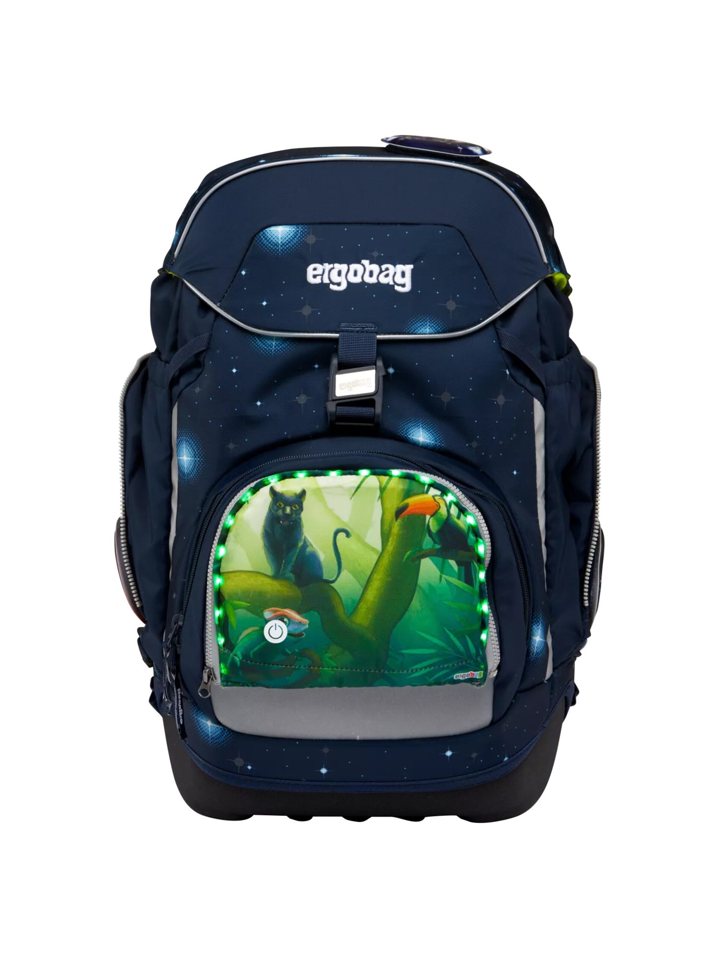 ergobag Bag 'LED Zippie LED Zippie' in Green