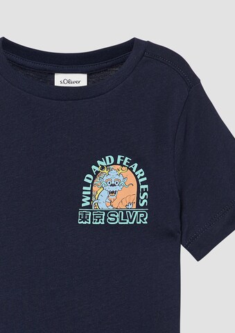 s.Oliver Shirt in Blauw