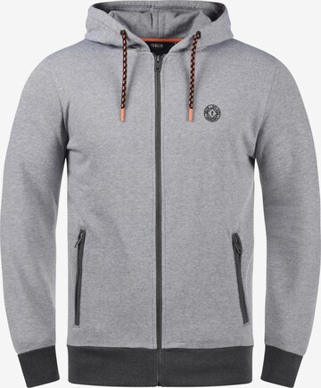 !Solid Kapuzensweatjacke 'Rafko' in Grau: predná strana