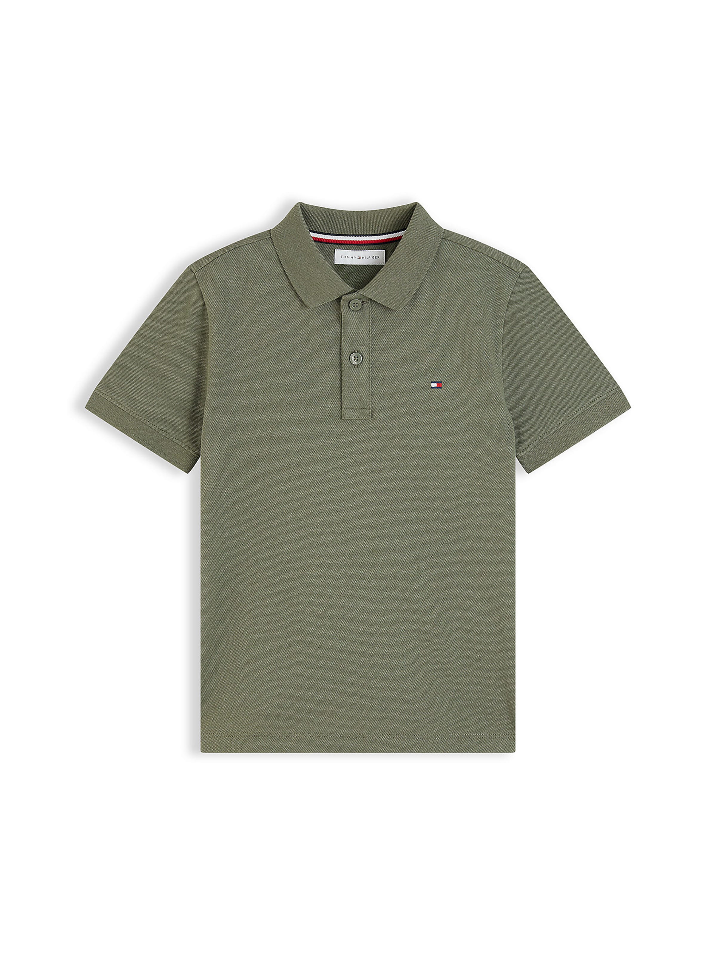 T-Shirt 'Essential' TOMMY HILFIGER en vert : devant