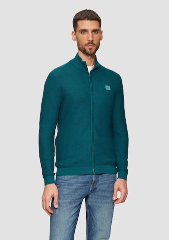 s.Oliver Strickjacke in Blau: Vorderseite