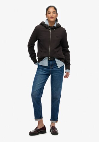 Veste de survêtement 'Essentials' Superdry en noir