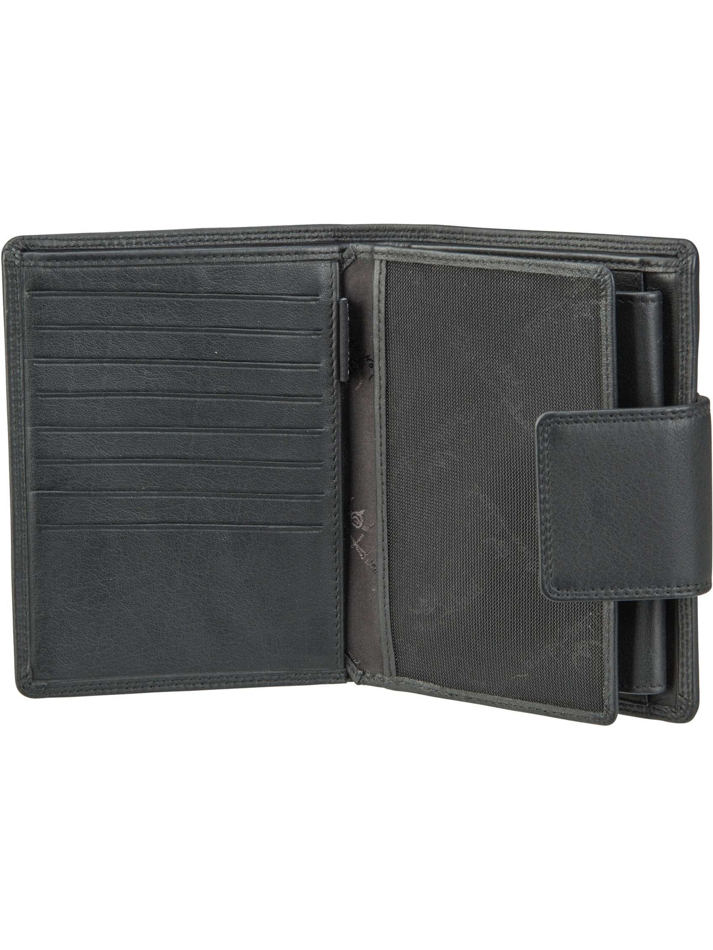 GOLDEN HEAD Portemonnee 'Polo' in Zwart