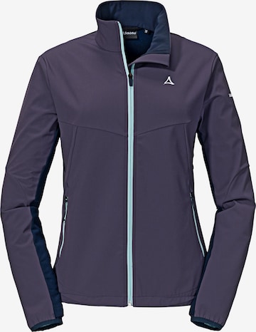 Schöffel - Casaco outdoor 'Rinnen' em azul: frente