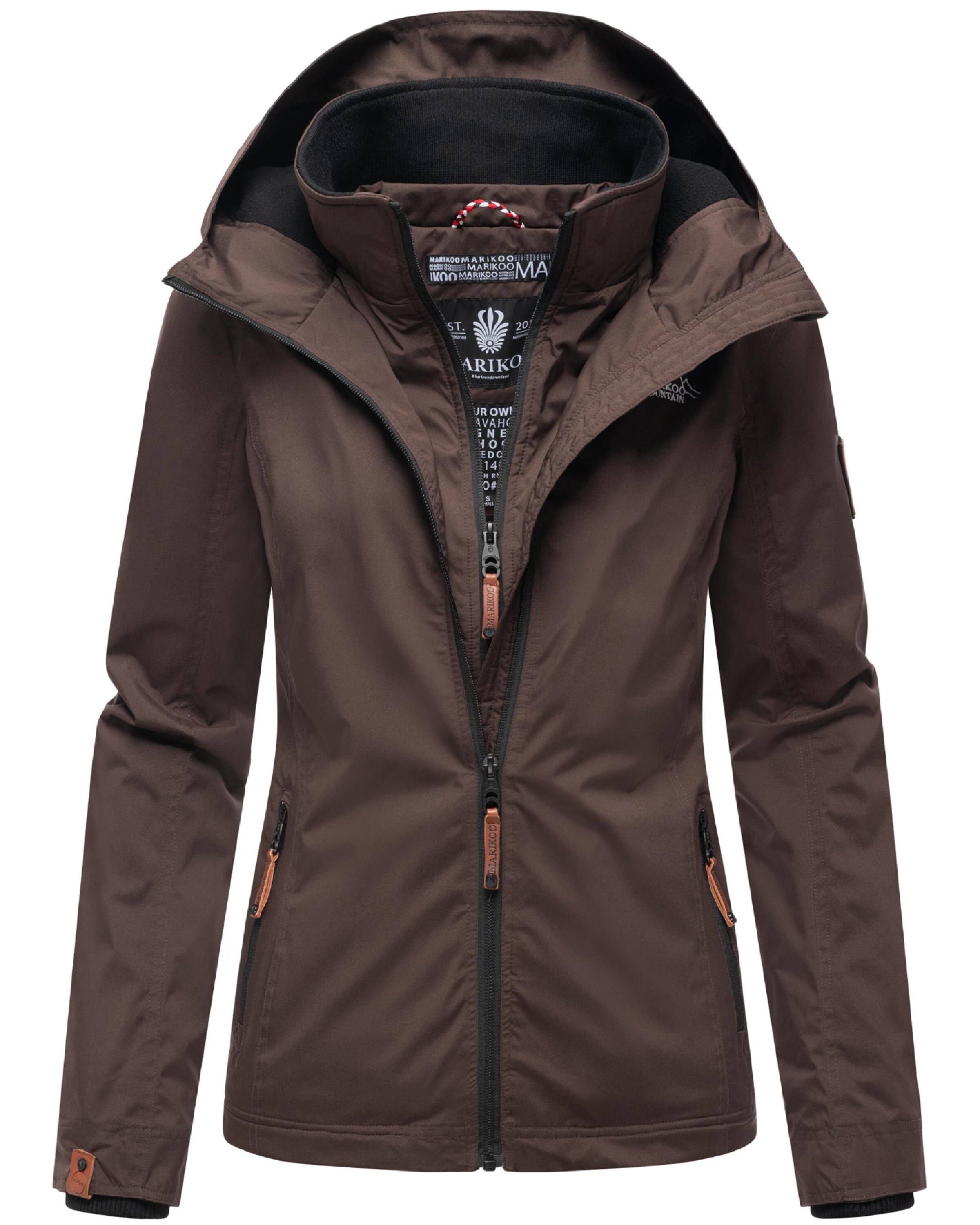 Geacă funcțională 'Erdbeere' de la MARIKOO pe maro