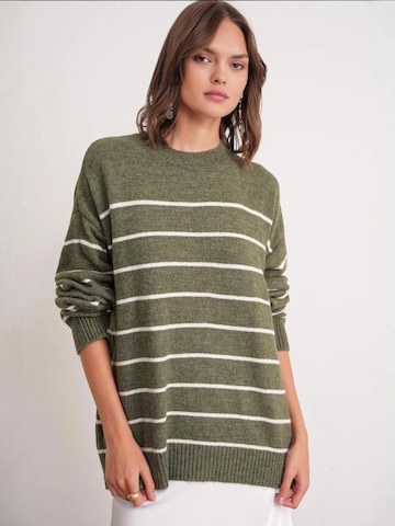 MixRay Kampsun 'Pullover', värv roheline