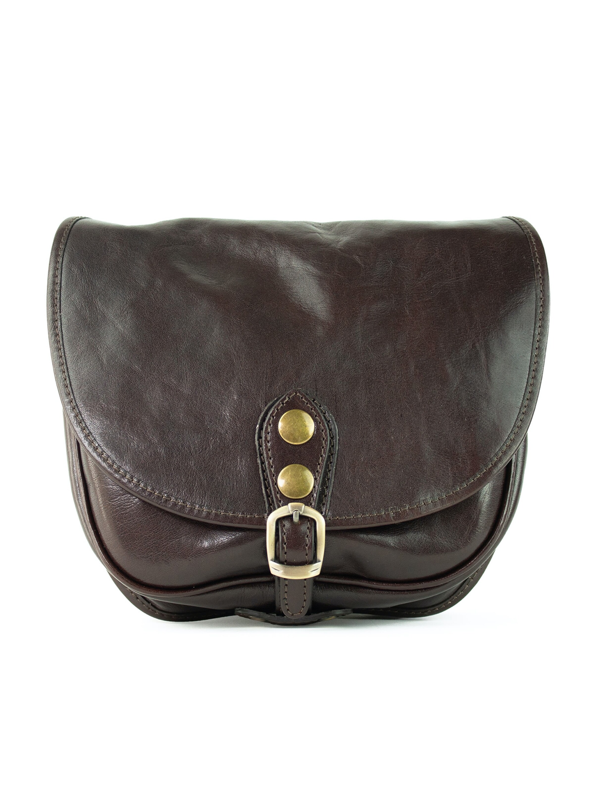 lePelou Handtas 'LEANDRA' in Bruin: voorkant