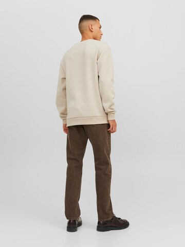 JACK & JONES Sweatshirt 'Bradley' in Beige