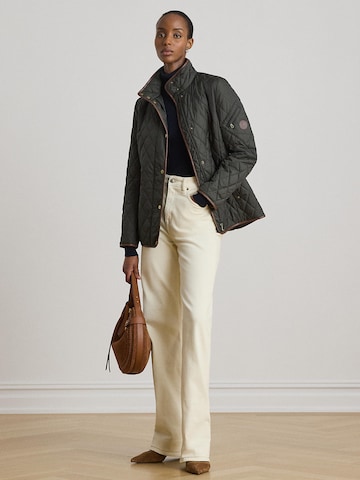 Lauren Ralph Lauren Prehodna jakna 'IRIDESCENT' | zelena barva
