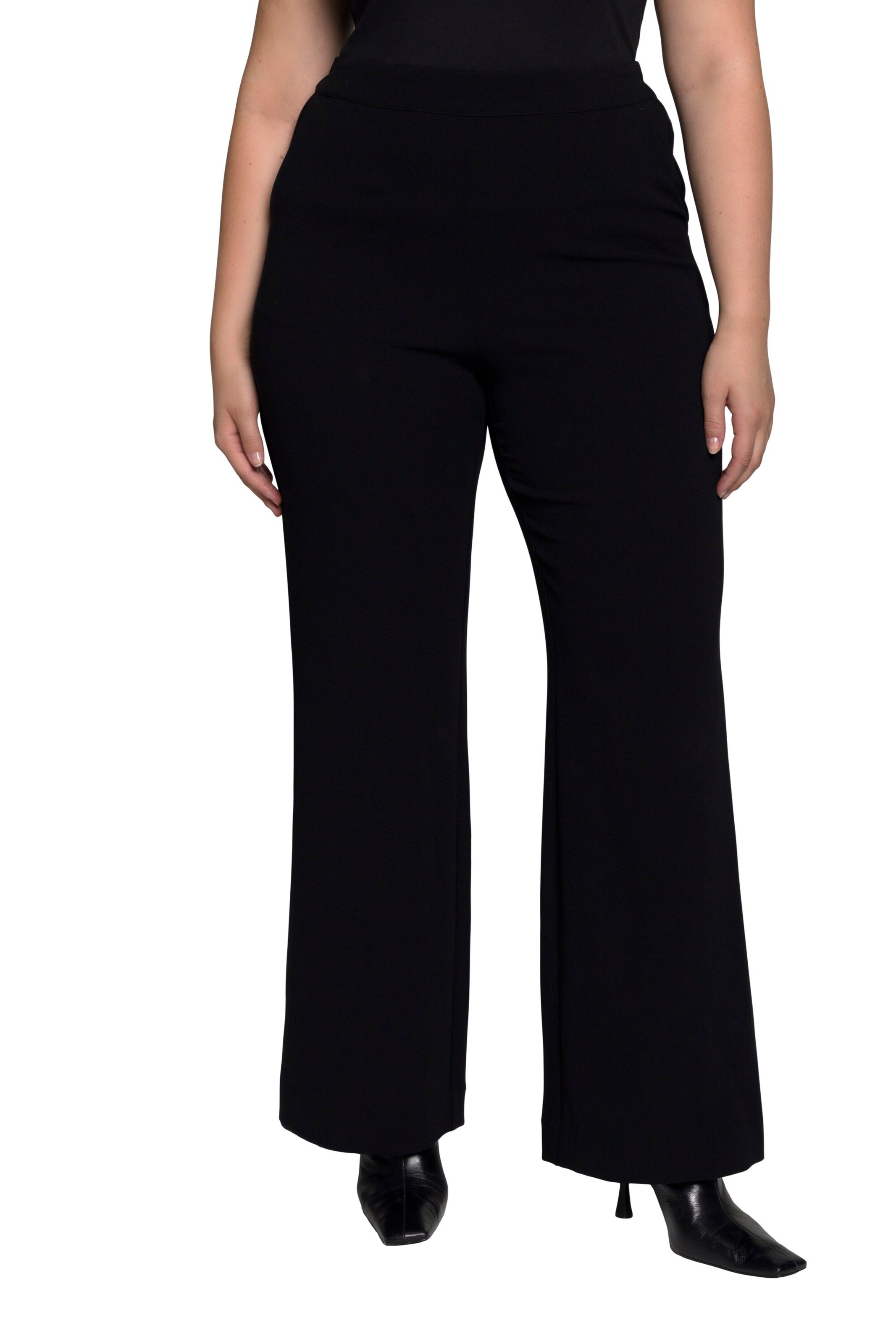 Ulla Popken Loose fit Pants in Black: front