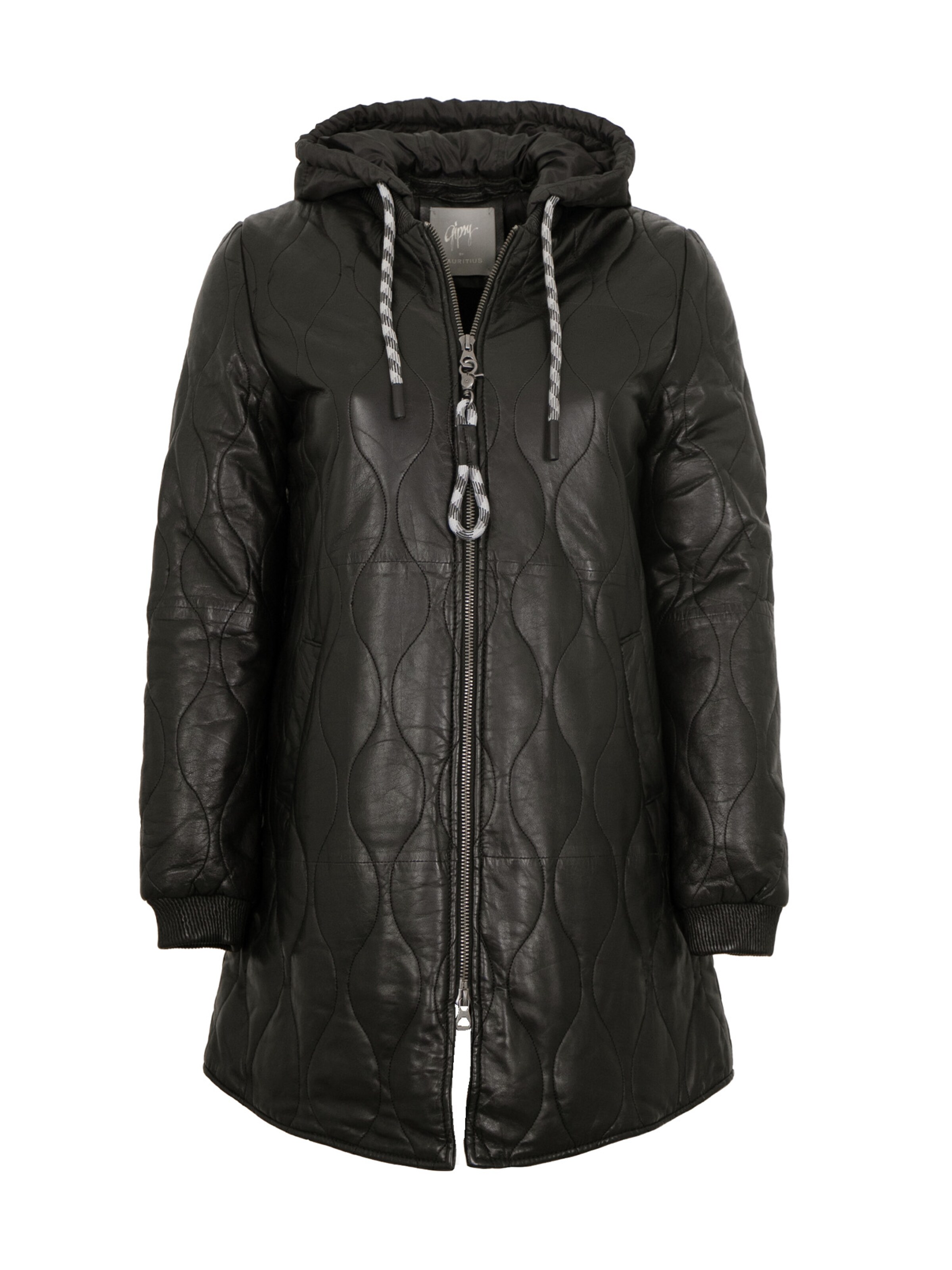 Gipsy by Mauritius Winterjacke 'GWArjeta' in Schwarz: Vorderseite