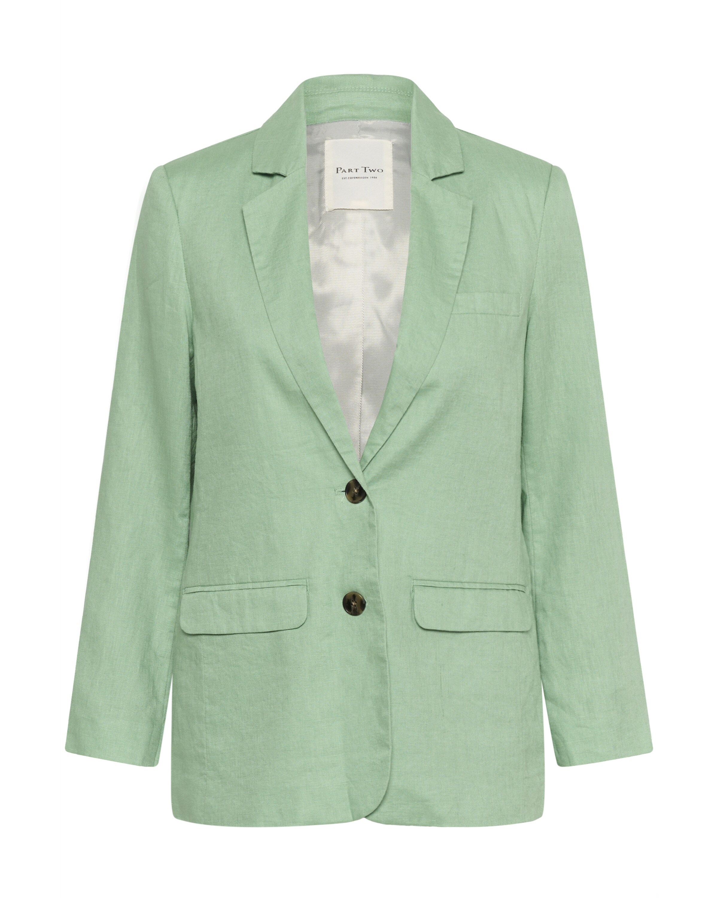 Part Two Blazer 'PWNyan' in Grün: Vorderseite