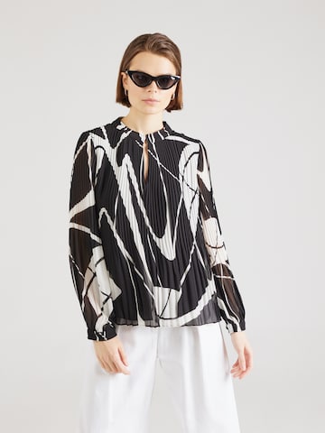 COMMA Blouse in Zwart: voorkant