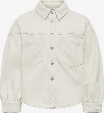 ONLY GIRLS - Chaqueta de entretiempo 'Fly-Away' en blanco: frente