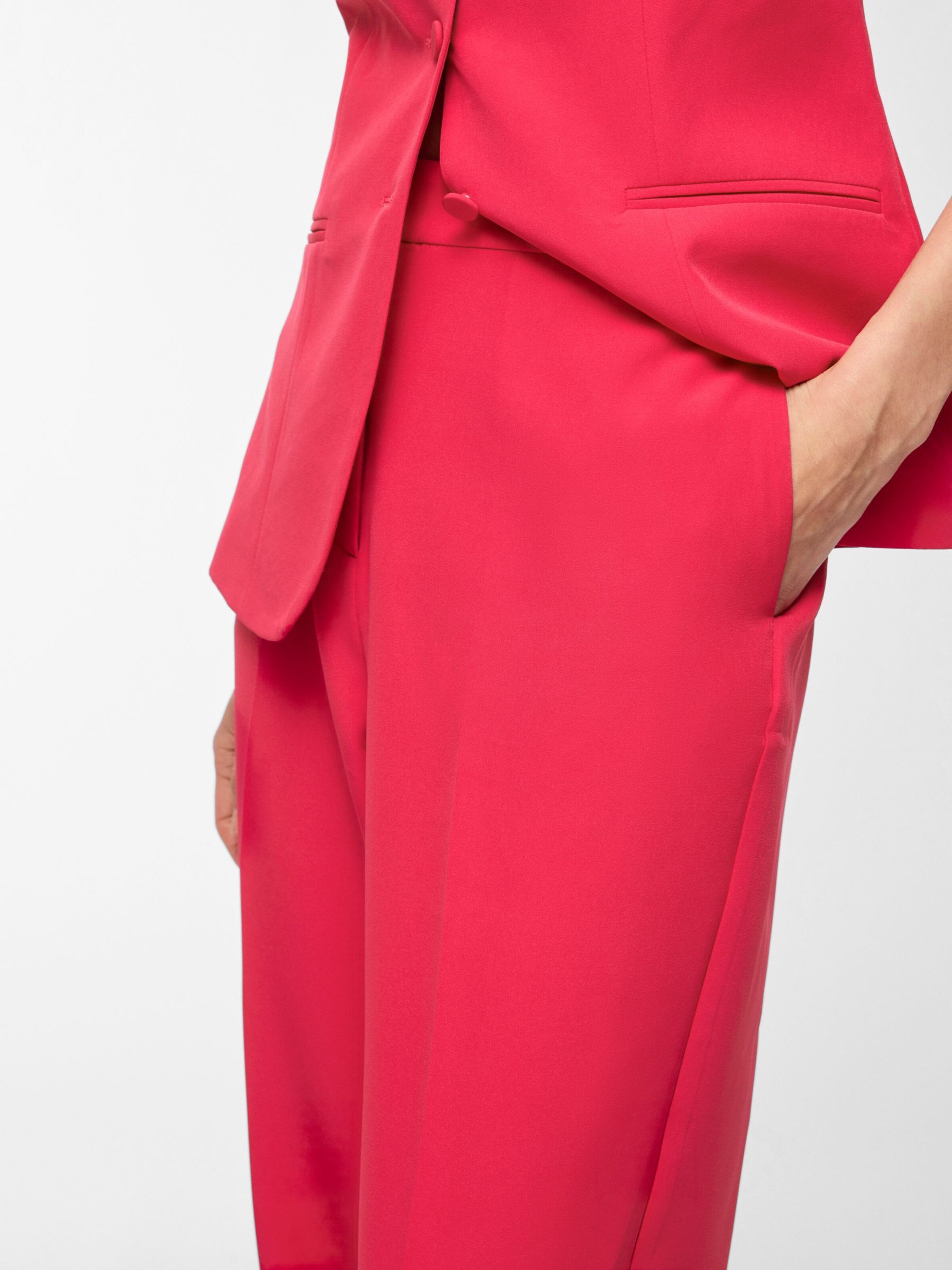VILA Regular Pants 'VIFREESIA' in Pink