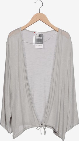 STREET ONE Strickjacke XXXL in Grau: Vorderseite