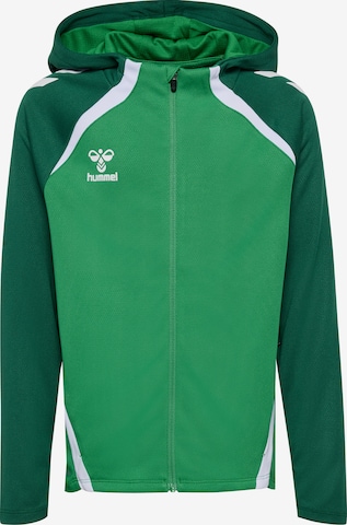 Hummel Sportssweatjakke 'LEAD 2.0' i grøn: forside