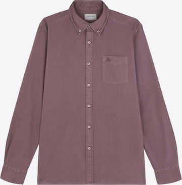 Scalpers Button Up Shirt in Red: front