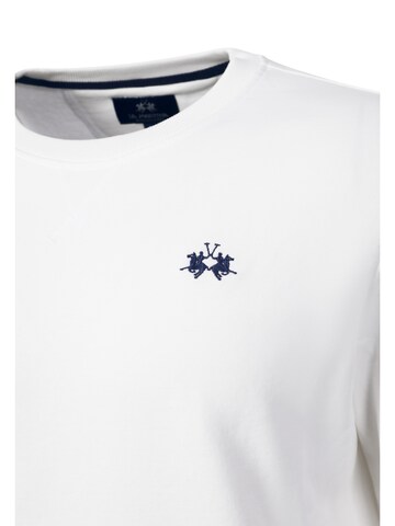La Martina Sweatshirt in Wit