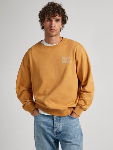 Pepe Jeans Sweatshirt 'MURVEL' in Yellow: front