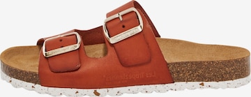 Les Tropéziennes Mules in Orange: front