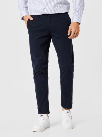 No Excess Chino in Blauw: voorkant