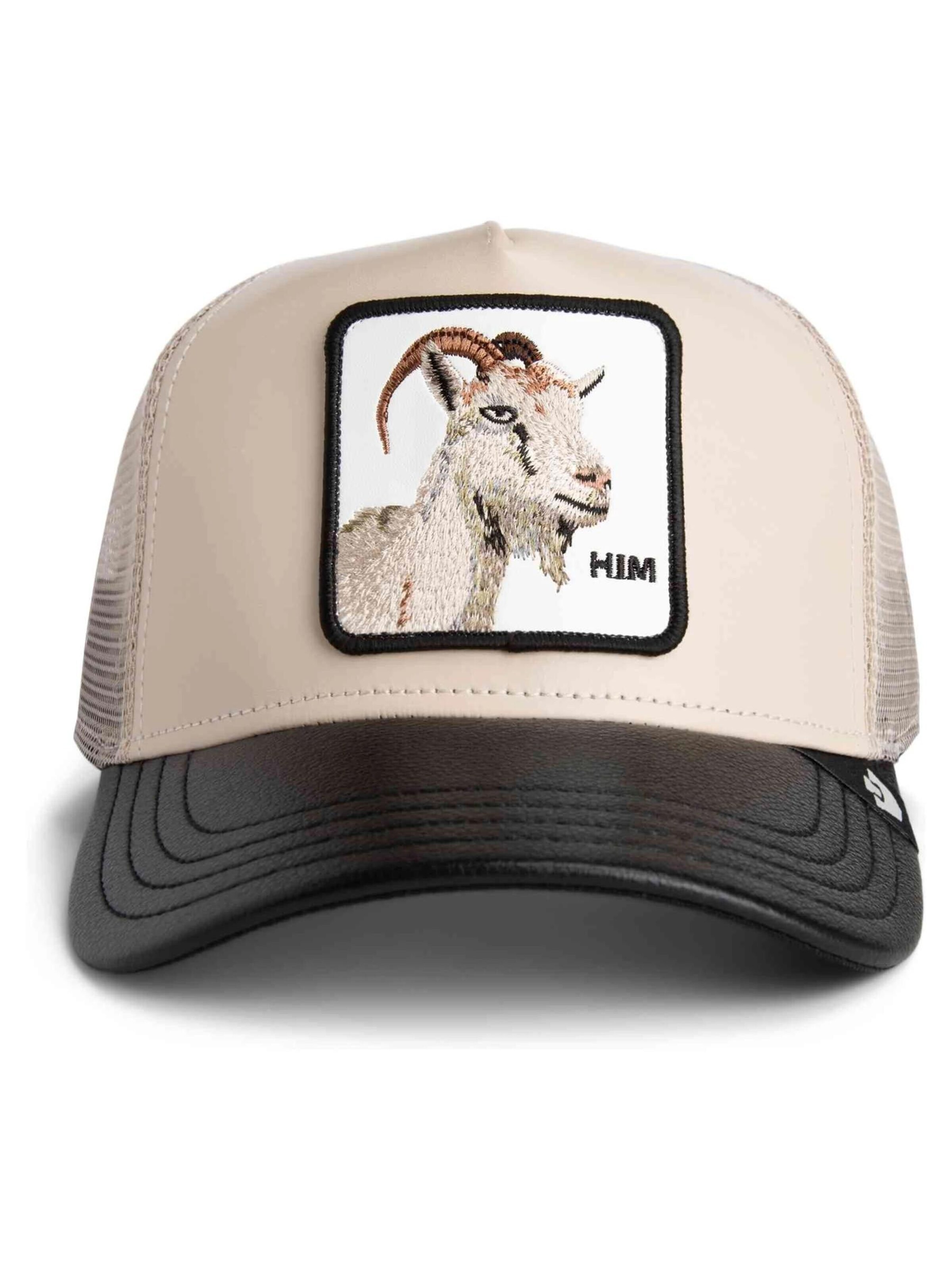 GOORIN Bros. Pet 'Gorra goorin bros beige cabra courtside him trucker cap' in Beige: voorkant