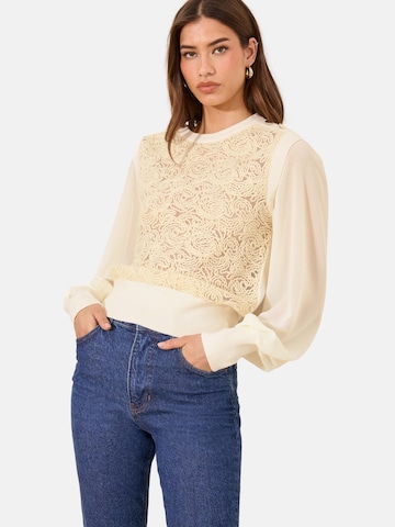 Lipsy Свитер в Бежевый: спереди