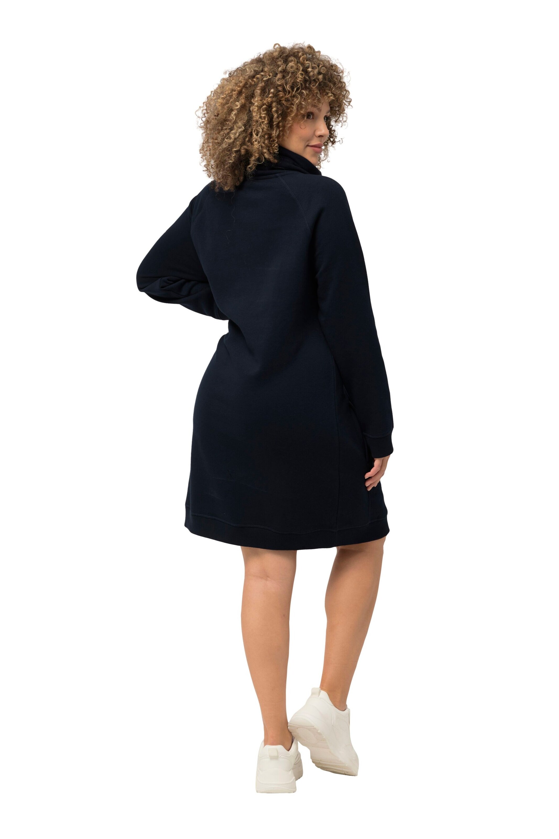 Ulla Popken Jurk in Blauw: voorkant