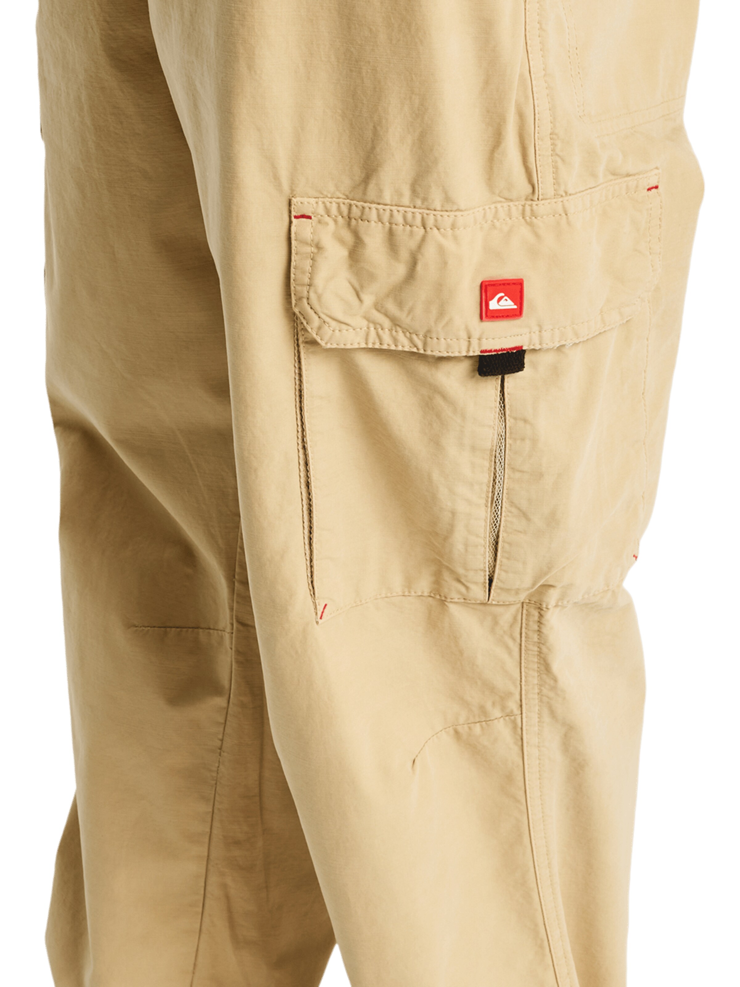 QUIKSILVER Loose fit Pants 'YG Thunderstruck' in Beige