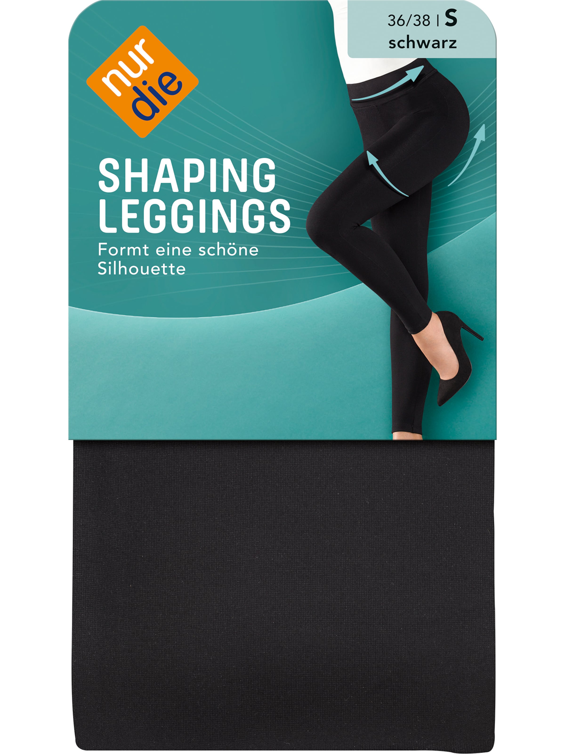 Nur Die Slim fit Leggings ' Blickdicht ' in Black