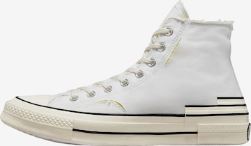 Baskets hautes 'Chuck 70' CONVERSE en blanc : devant