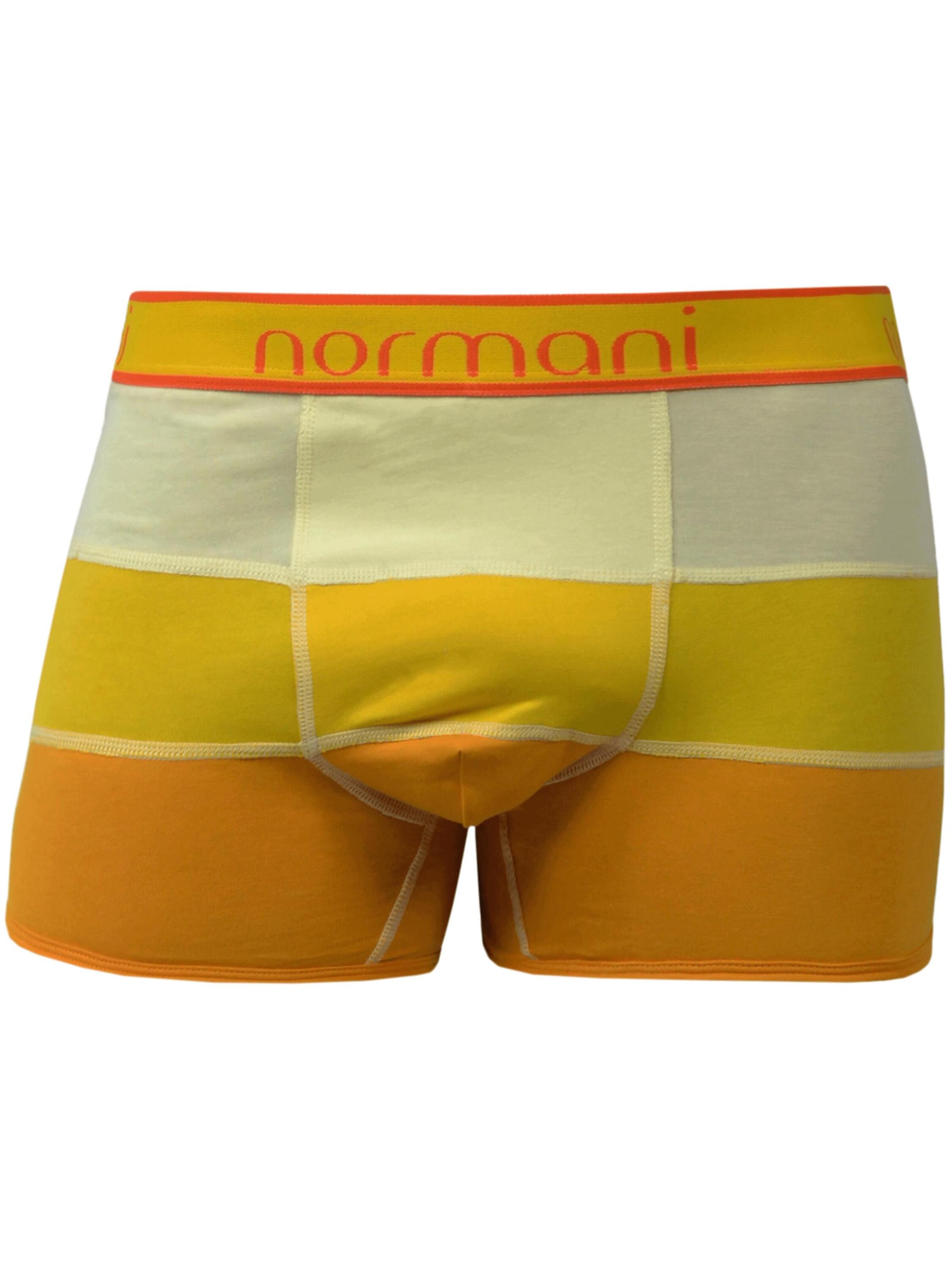 Boxers normani en jaune : devant
