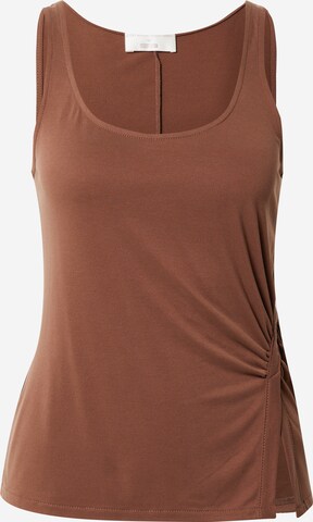 Guido Maria Kretschmer Women T-shirt 'Tessy' i brun: framsida