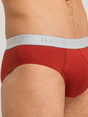 Hanro Slip ' Cotton Essentials ' in Rood