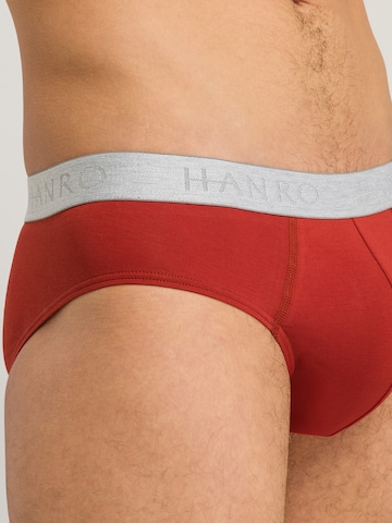 Hanro 2er-Pack Slips ' Cotton Essentials ' in Rot