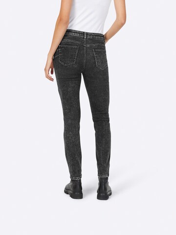 Slimfit Jeans di heine in nero