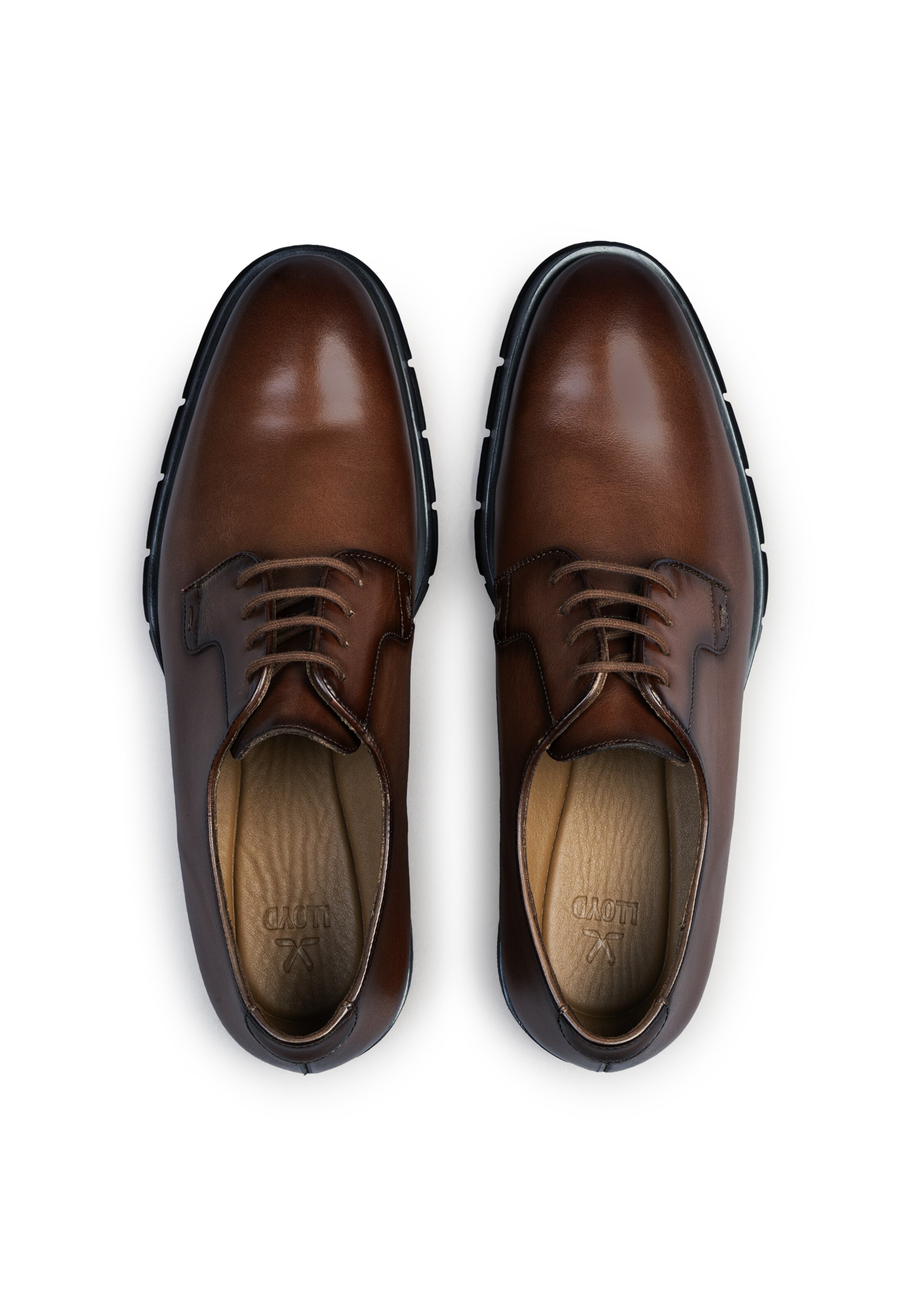 LLOYD Lace-Up Shoes 'EEZY PLUS 110' in Brown