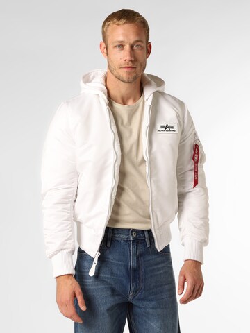 Veste mi-saison 'MA-1 ZH' ALPHA INDUSTRIES en blanc : devant