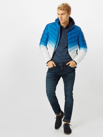 BRAVE SOUL Between-season jacket 'Grantplain' in Blue