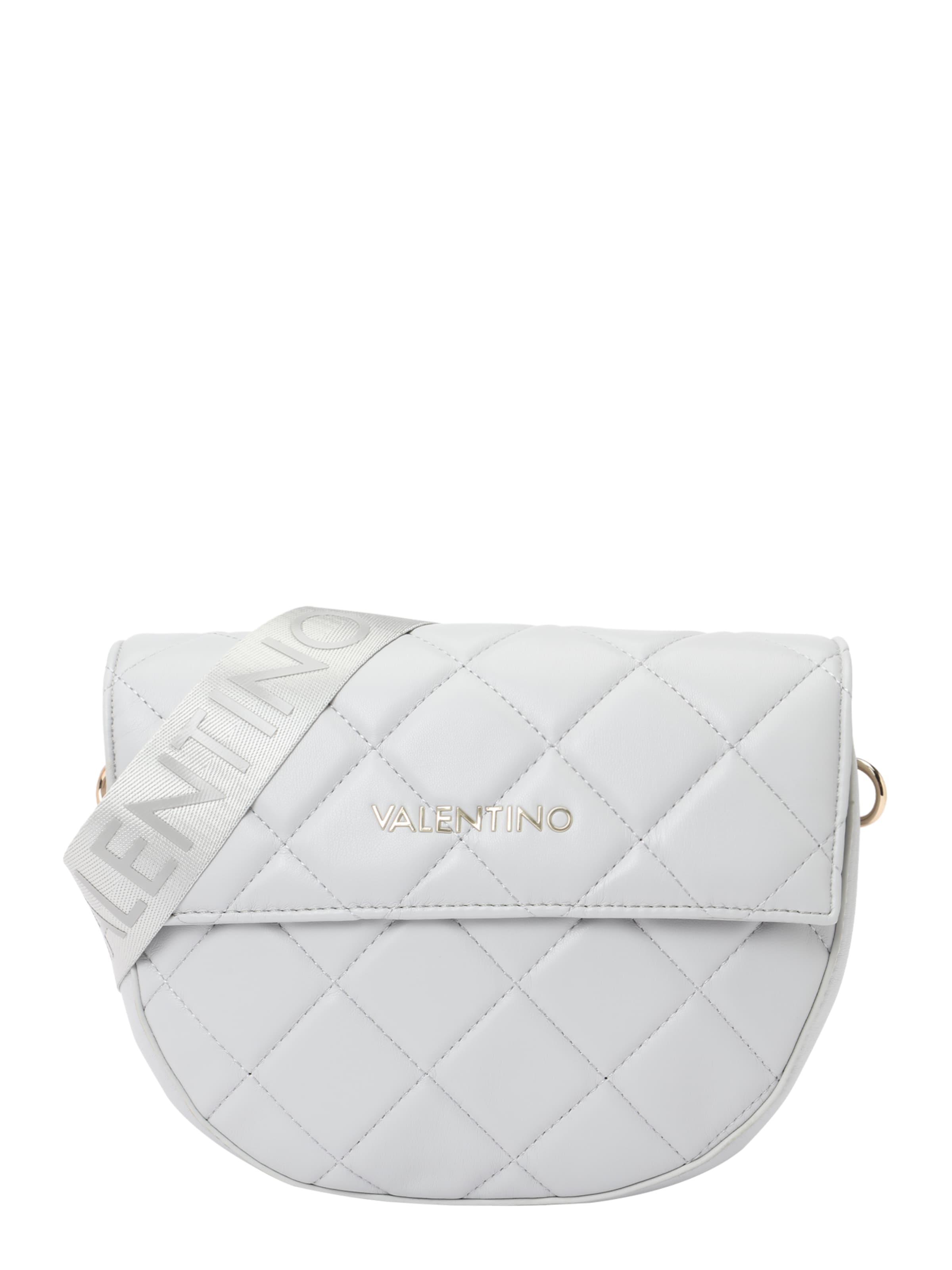 VALENTINO Чанта с презрамки 'Bigs' в сиво: отпред