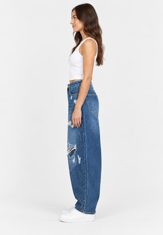 Elara Vat Jeans in Blauw