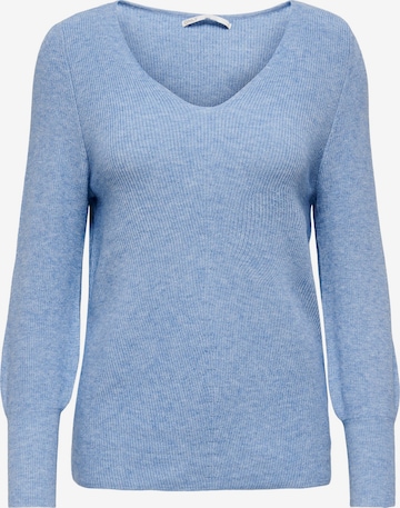 ONLY Пуловер 'ATIA' в синьо: отпред