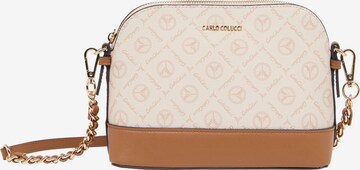 Carlo Colucci Crossbody Bag ' di Luca ' in Beige: front