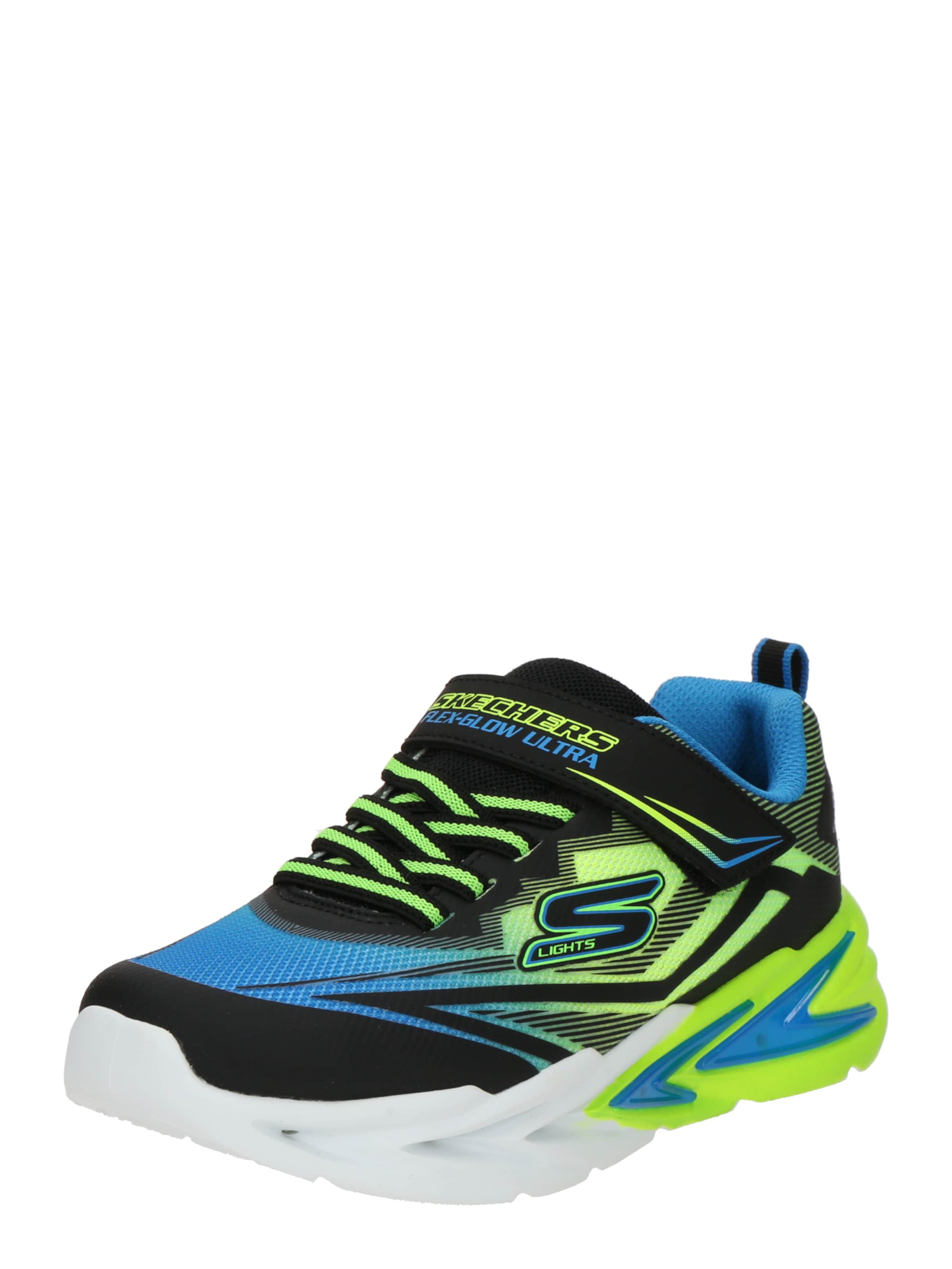 SKECHERS Trampki 'FLEX-GLOW ULTRA' w kolorze czarny: przód