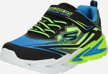 SKECHERS Superge 'FLEX-GLOW ULTRA' | črna barva: sprednja stran